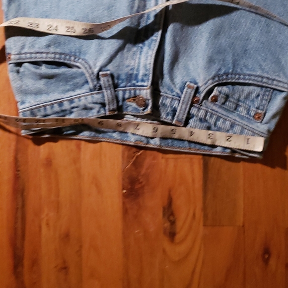 Vtg 90s y2k tapered levis 512 high waist mom jeans - Picture 7 of 10